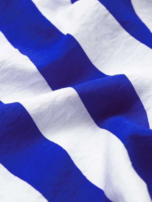 Stripes: Blue, White Women  Shirts - Image 6